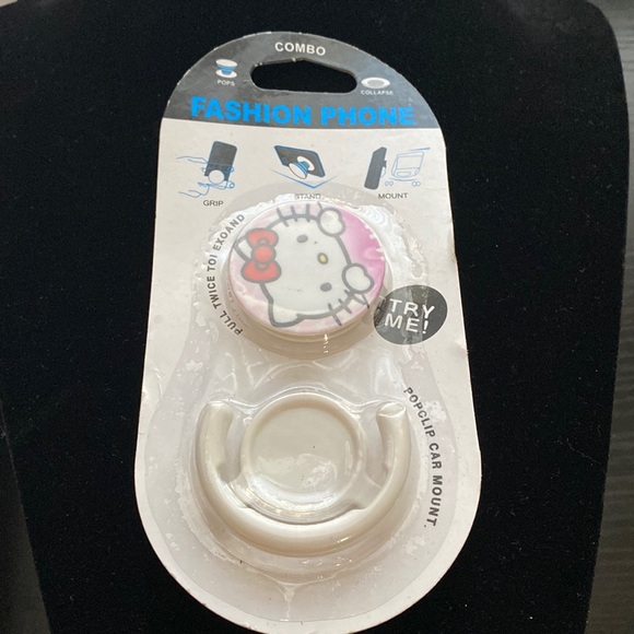 HelloKitty Fashion pop clip for cell phone brand new - Picture 1 of 2